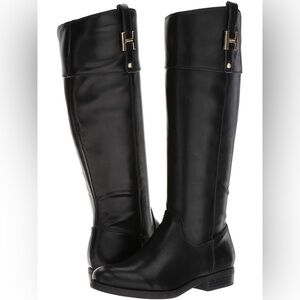 Tommy Hilfiger Black Knee-High Women's Boots